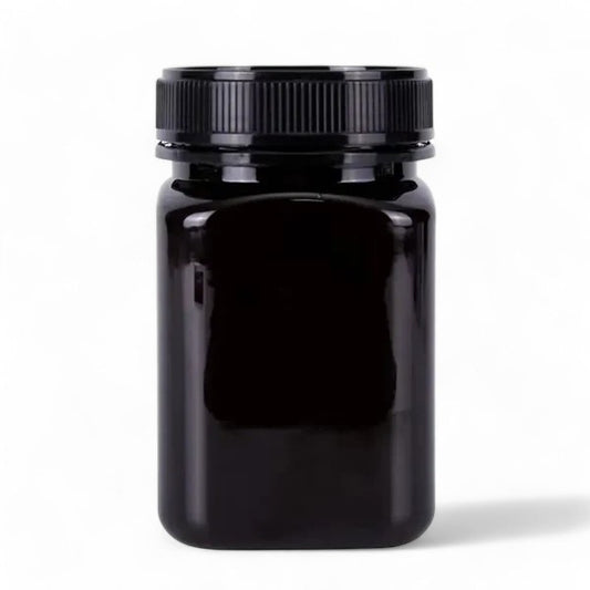 360mL Plastic Honey Jar (Amber)