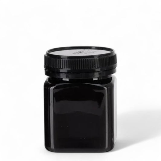 200mL Plastic Honey Jar (Amber)