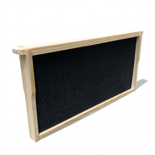 Full Depth Premium Assembled Frame with Waxed Plastic Foundation