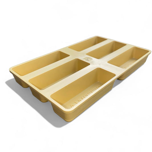 Plastic Beeswax Mould 25g - Makes 6 Blocks